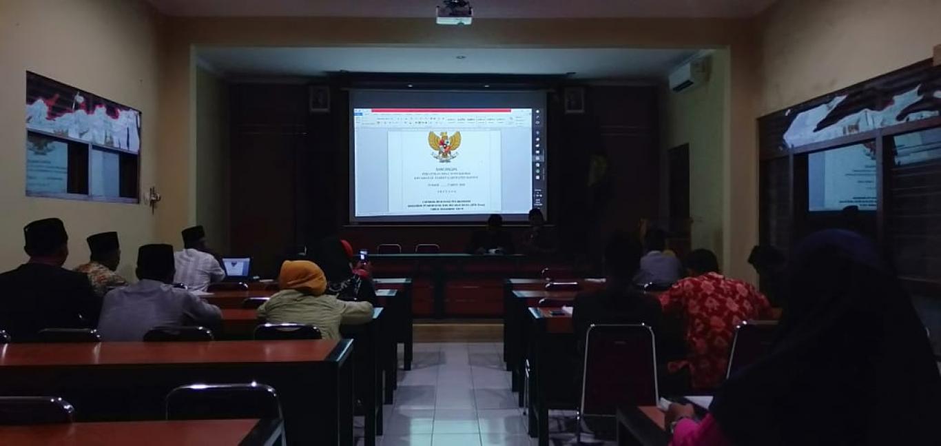 Rapat Pembahasan dan Penetapan Realisasi APBDes Tahun 2019